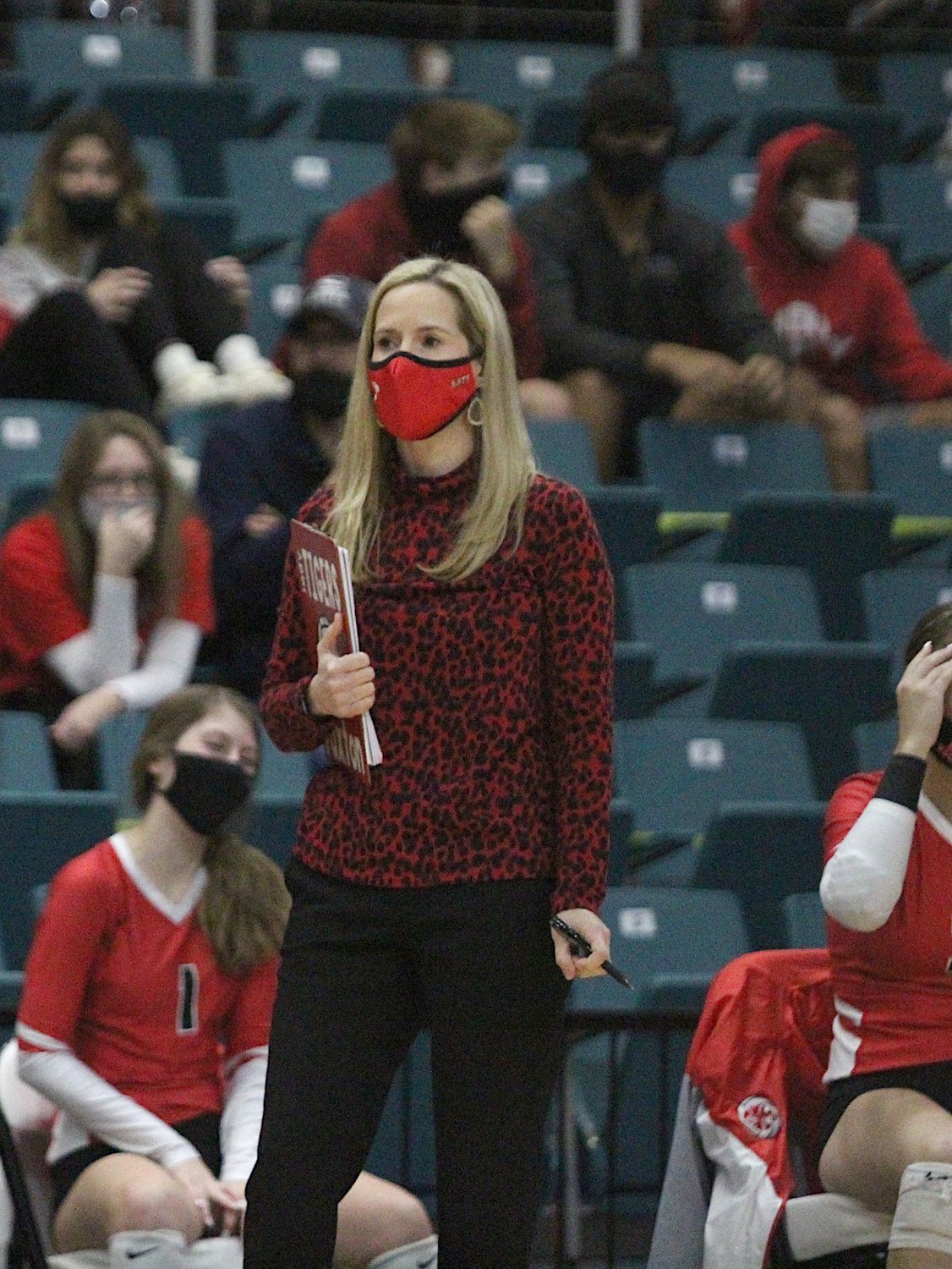 Katy High coach Karen Paxton was named District 19-6A's Coach of the Year this season.